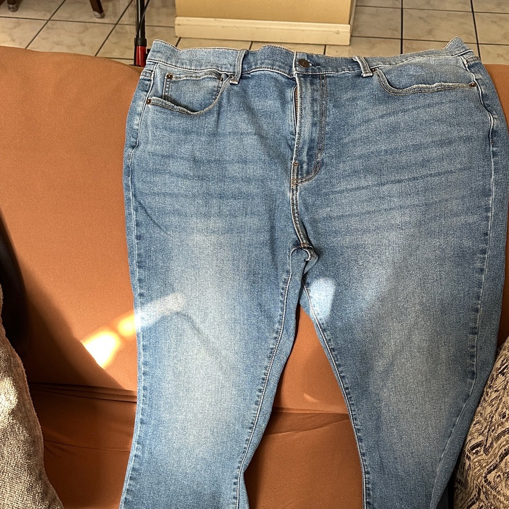 Lucky Brand Men's Skinny Jeans in Light Blue